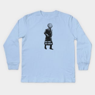 HALF MAN HALF BISCUIT Kids Long Sleeve T-Shirt